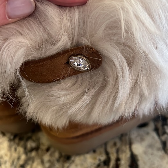 UGG Valentina Boot Chestnut 1012388  Crystal Studded Size 8 - Picture 9 of 14